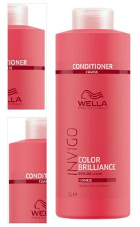 Starostlivosť pre silné farbené vlasy Wella Invigo Color Brilliance Coarse - 1000 ml (81648841) + DARČEK ZADARMO 4