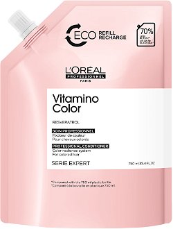 Starostlivosť pre žiarivú farbu vlasov Loréal Professionnel Vitamino Color - 750 ml, náhradná náplň - L’Oréal Professionnel + darček zadarmo 2