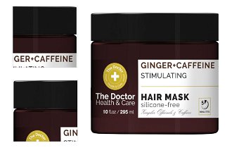 Stimulujúca maska na dodanie hustoty vlasov The Doctor Ginger + Caffeine Hair Mask - 295 ml 4
