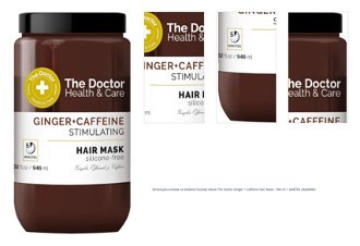 Stimulujúca maska na dodanie hustoty vlasov The Doctor Ginger + Caffeine Hair Mask - 946 ml + darček zadarmo 1