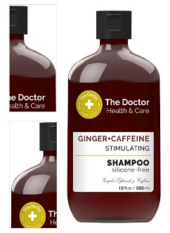 Stimulujúci šampón pre hustotu vlasov The Doctor Ginger+Caffeine - 355 ml 4