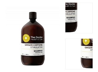 Stimulujúci šampón pre hustotu vlasov The Doctor Ginger+Caffeine - 946 ml 3