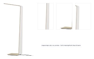 Stojaca lampa LED2, viac variantov - TUNTO Model: přírodní bříza, bílá barva 1