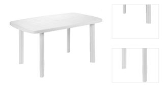 Stôl Faro biely 3