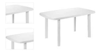Stôl Faro biely 4
