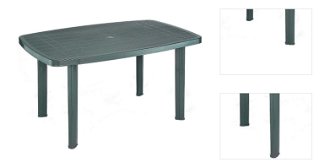 Stôl Faro zelený 3