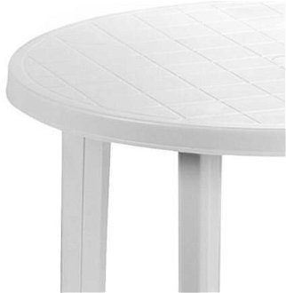 Stôl Tondo biely 6