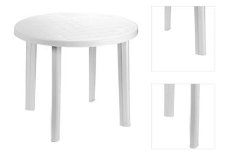 Stôl Tondo biely 3