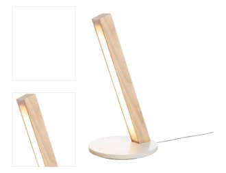 Stolná lampa LED40, 400 mm, viac variantov - TUNTO Model: bílý jasan, olejový vosk, QI bezdrátová technologie 4