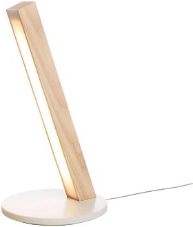 Stolná lampa LED40, 400 mm, viac variantov - TUNTO Model: dub, bíle mořený, QI bezdrátová technologie