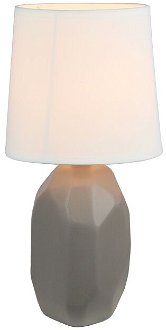 Stolná lampa Qenny Typ 3 - hnedá Taupe / biela