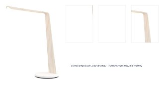 Stolná lampa Swan, viac variantov - TUNTO Model: dub, bíle mořený 1