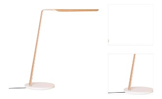 Stolná lampa Swan, viac variantov - TUNTO Model: dub, bíle mořený, QI bezdrátová technologie 3