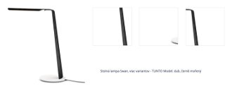 Stolná lampa Swan, viac variantov - TUNTO Model: dub, černě mořený 1