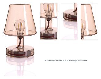 Stolná lampa "transloetje", 4 varianty - Fatboy® Farba: brown 1