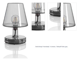 Stolná lampa "transloetje", 4 varianty - Fatboy® Farba: grey 1