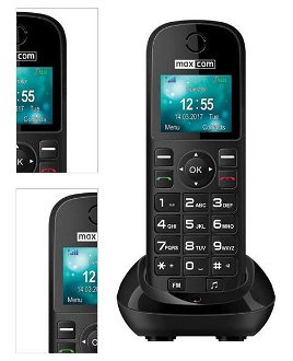 Stolný GSM telefón Maxcom Comfort MM35D, čierna 4