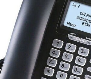 Stolný GSM telefón Maxcom MM28D, čierna 5