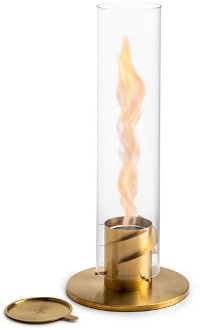 Stolný krb / lampáš so špirálovým ohňom SPIN 120, zlatá - Höfats 2