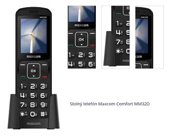 Stolný telefón Maxcom Comfort MM32D 1