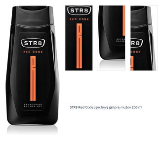 STR8 Red Code sprchový gél pre mužov 250 ml 1