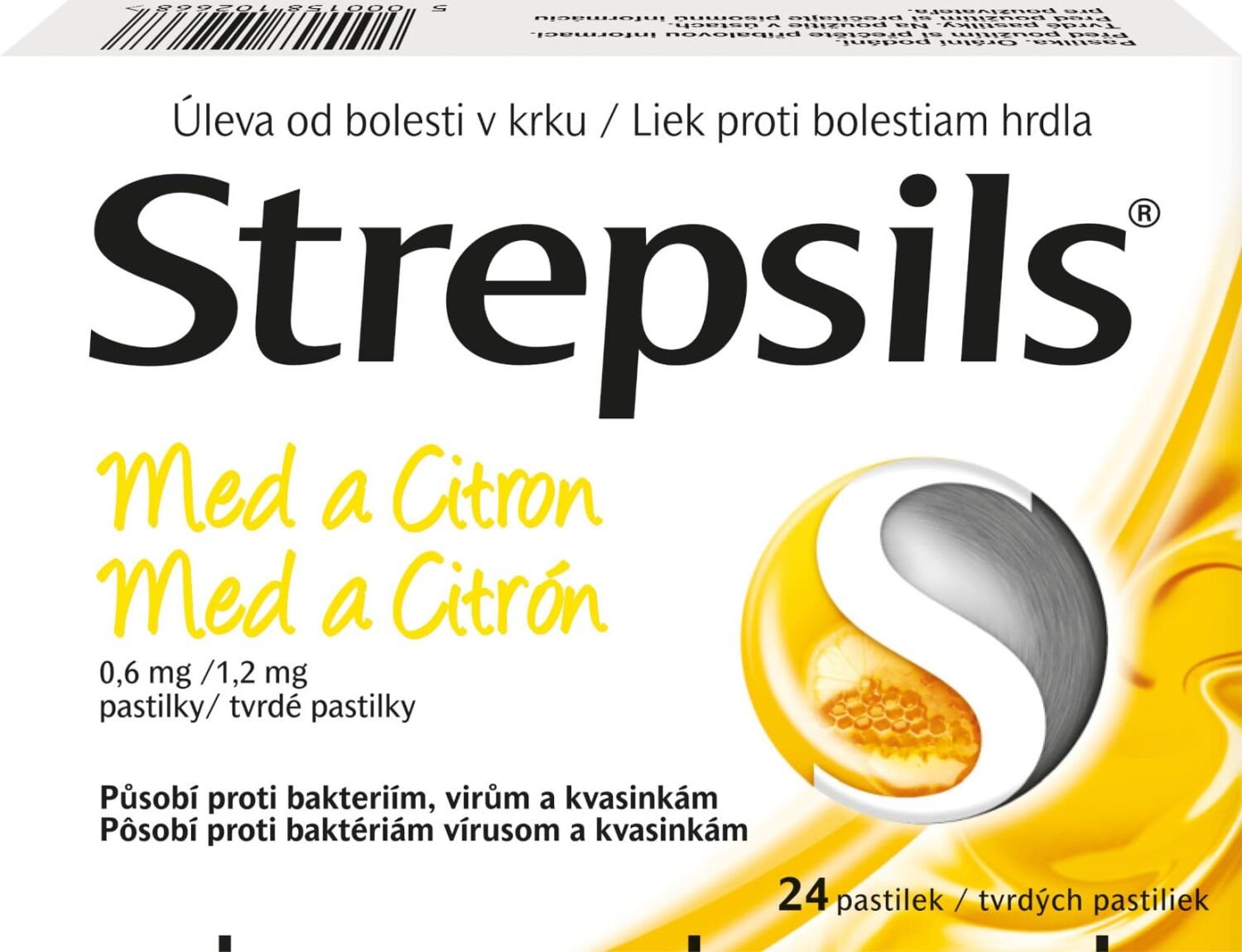 Strepsils Med a Citrón 24 pastiliek