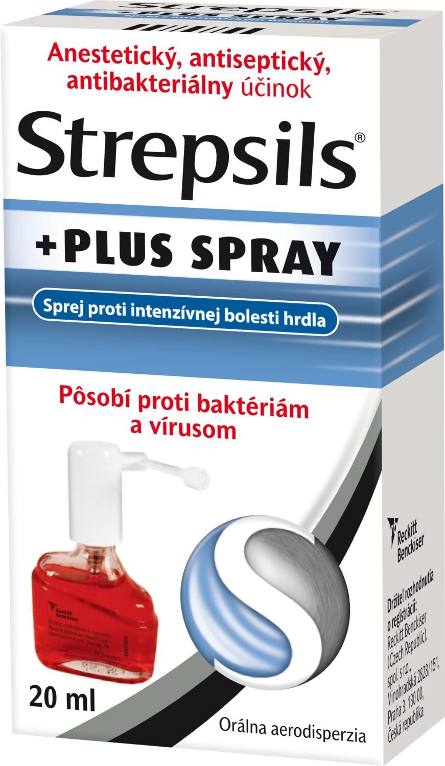 Strepsils Plus spray 20 ml