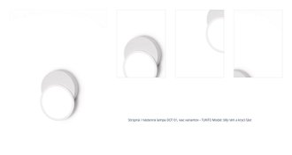 Stropná / nástenná lampa DOT 01, viac variantov - TUNTO Model: bílý rám a krycí část 1