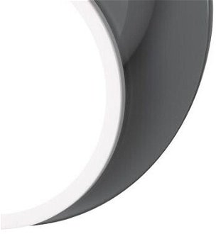 Stropná / nástenná lampa DOT 02, viac variantov - TUNTO Model: bílý rám a krycí část, skleněný panel šedý 9