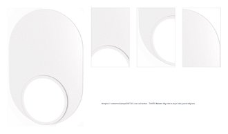 Stropná / nástenná lampa DOT 03, viac variantov - TUNTO Model: bílý rám a krycí část, panel bílý kov 1