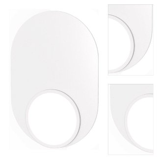 Stropná / nástenná lampa DOT 03, viac variantov - TUNTO Model: bílý rám a krycí část, panel bílý kov 3