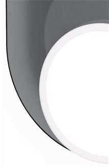 Stropná / nástenná lampa DOT 03, viac variantov - TUNTO Model: bílý rám a krycí část, skleněný panel šedý 8