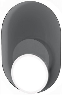 Stropná / nástenná lampa DOT 03, viac variantov - TUNTO Model: bílý rám a krycí část, skleněný panel šedý