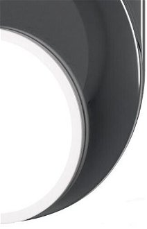 Stropná / nástenná lampa DOT 04, viac variantov - TUNTO Model: bílý rám a krycí část, skleněný panel šedý / šedá 9