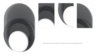 Stropná / nástenná lampa DOT 04, viac variantov - TUNTO Model: bílý rám a krycí část, skleněný panel šedý / šedá 1