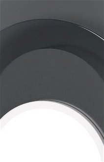 Stropná / nástenná lampa DOT 04, viac variantov - TUNTO Model: bílý rám a krycí část, skleněný panel šedý / šedá 5