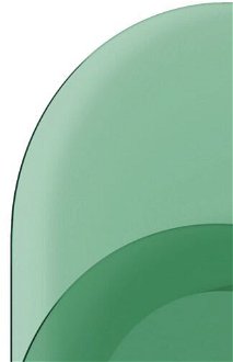 Stropná / nástenná lampa DOT 04, viac variantov - TUNTO Model: bílý rám a krycí část, skleněný panel zelený / zelená 6
