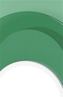 Stropná / nástenná lampa DOT 04, viac variantov - TUNTO Model: bílý rám a krycí část, skleněný panel zelený / zelená 5