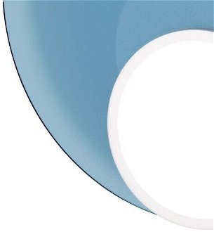 Stropná / nástenná lampa DOT 05, viac variantov - TUNTO Model: bílý rám a krycí část, skleněný panel modrý 8