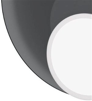Stropná / nástenná lampa DOT 05, viac variantov - TUNTO Model: bílý rám a krycí část, skleněný panel šedý 8