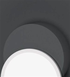 Stropná / nástenná lampa DOT 05, viac variantov - TUNTO Model: bílý rám a krycí část, skleněný panel šedý 5