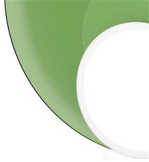 Stropná / nástenná lampa DOT 05, viac variantov - TUNTO Model: bílý rám a krycí část, skleněný panel zelený 8
