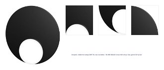Stropná / nástenná lampa DOT 05, viac variantov - TUNTO Model: černý rám a krycí část, panel černý kov 1
