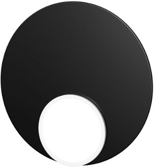 Stropná / nástenná lampa DOT 05, viac variantov - TUNTO Model: černý rám a krycí část, panel černý kov 2