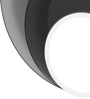 Stropná / nástenná lampa DOT 06, viac variantov - TUNTO Model: černý rám a krycí část, kovový panel černý / dubová překližka 8