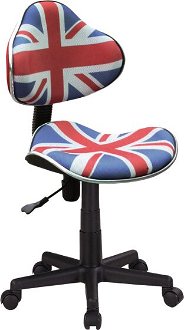 Študentská kancelárska stolička Q-G2 Britská vlajka,Študentská kancelárska stolička Q-G2 Britská vlajka 2