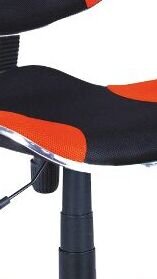 Študentská kancelárska stolička Q-G2 Oranžová / čierna,Študentská kancelárska stolička Q-G2 Oranžová / čierna 5
