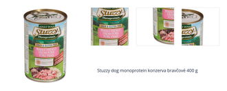 Stuzzy dog monoprotein konzerva bravčové 400 g 1