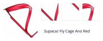Supacaz Fly Cage Ano Red Cyklistický držiak na fľašu 1