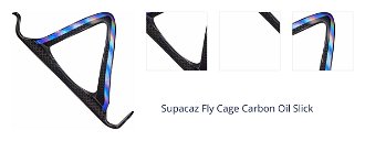 Supacaz Fly Cage Carbon Oil Slick Cyklistický držiak na fľašu 1
